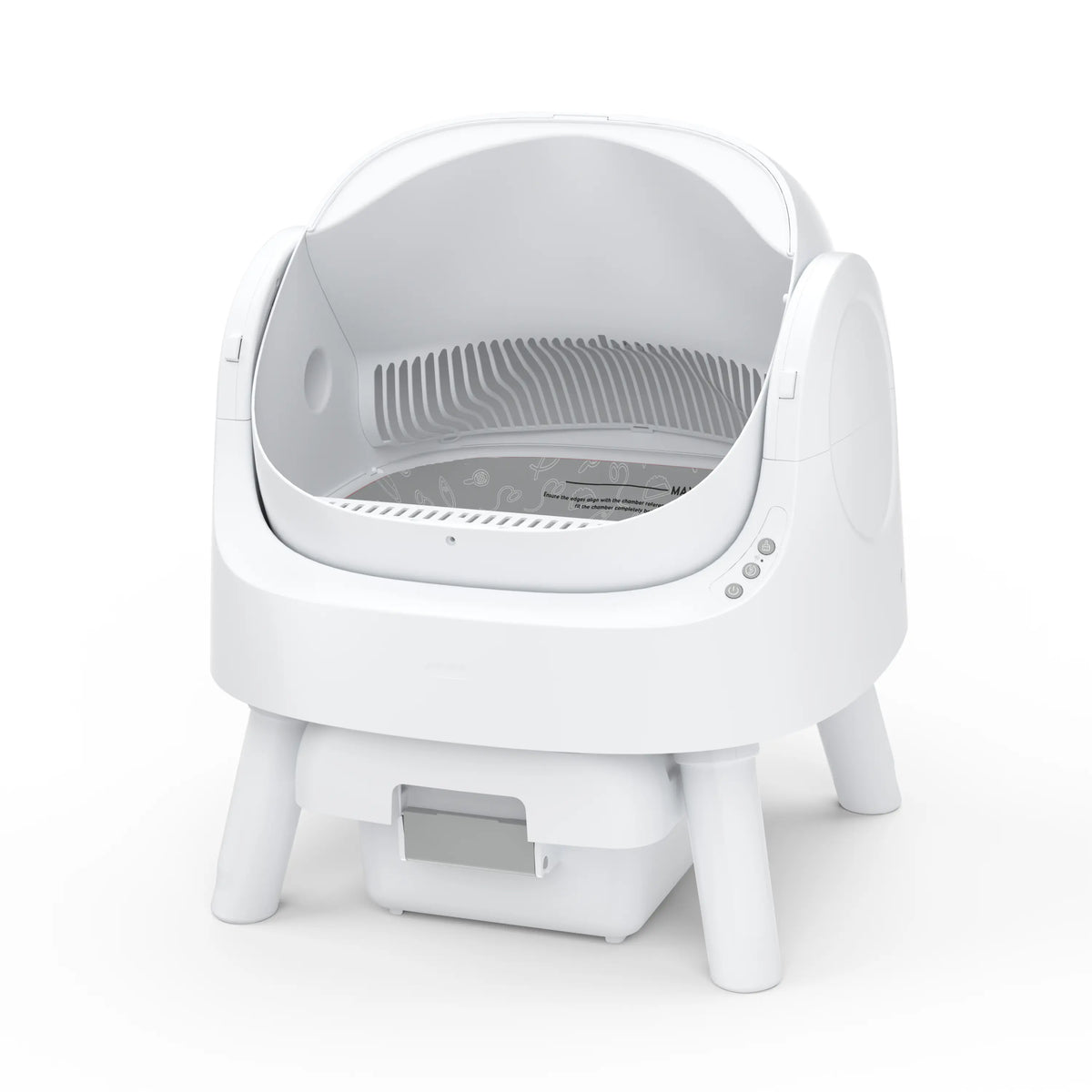 Automatic Self Cleaning Cat Litter Box with Hands Free Scooping