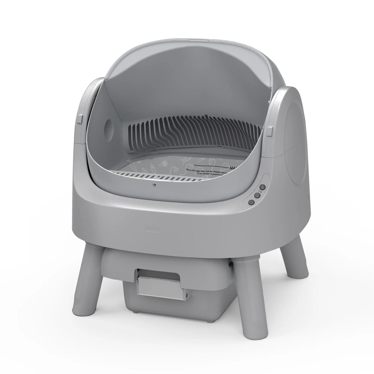 Automatic Self Cleaning Cat Litter Box with Hands Free Scooping