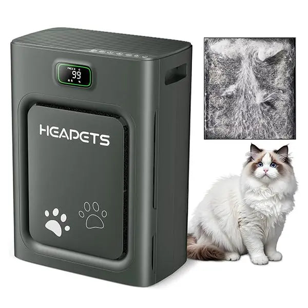Pet Air Purifier with H13 HEPA Filter, Large Room Air Cleaner for Pet Hair, Dander & Odors